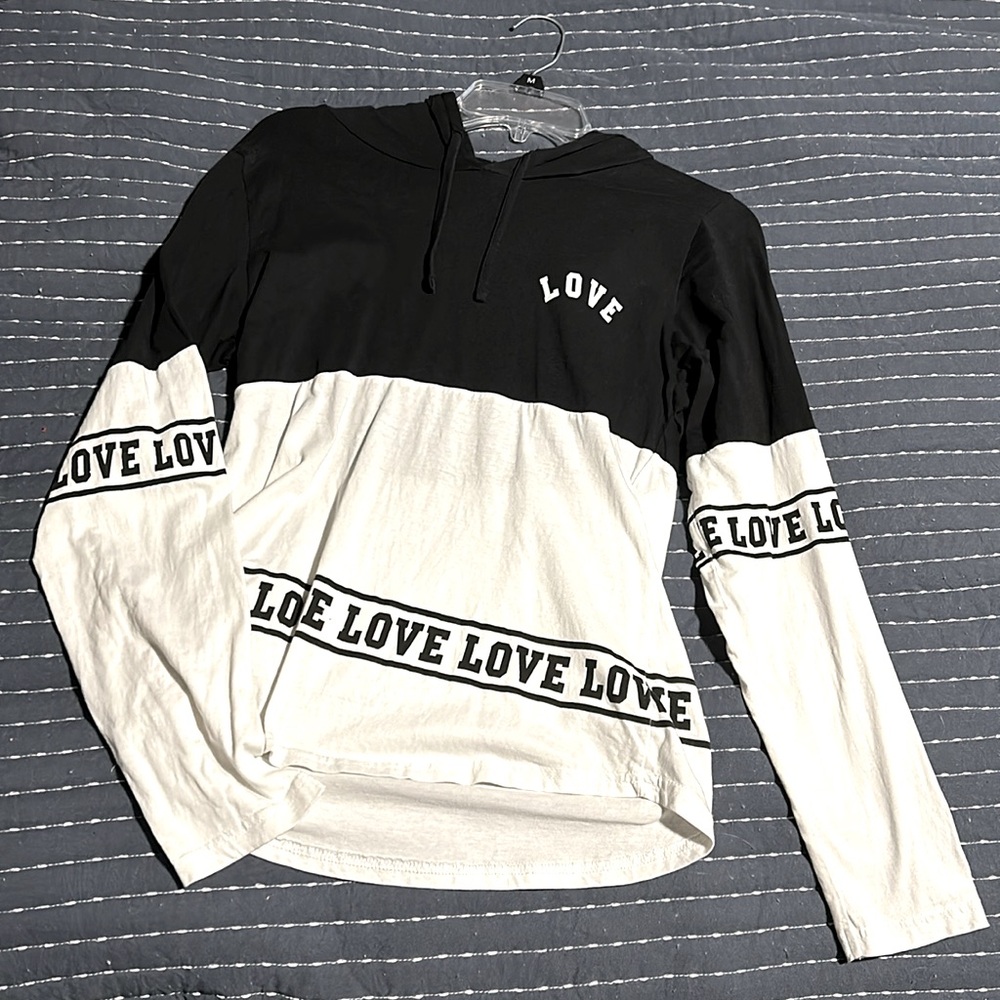 LOVE hoodie. Fun. Lightweight. Juniors large.